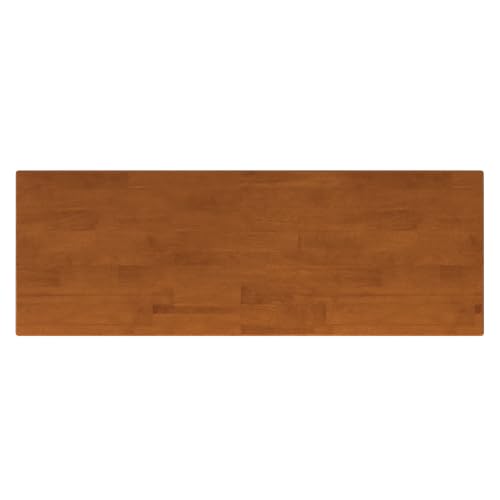 SIMPLIHOME Lowry 39" Wide Veneer and Metal Cabinet in Walnut Veneer - color: Teak Brown, size: 48 inch