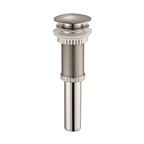 KRAUS Pop-Up Drain in Satin Nickel, PU-10SN - color: Satin Nickel, size: 8 5/8 Inch