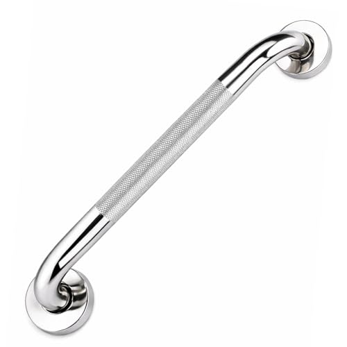 supregear Bathroom Grab Bar Rail, 304 Stainless Steel Non-Slip Bathroom Handle, Safety Handle, Indoor/Outdoor Auxiliary Handle for Kitchen Bedroom Bathtub, Shower and Steps, 10 inch - size: 10 Inch