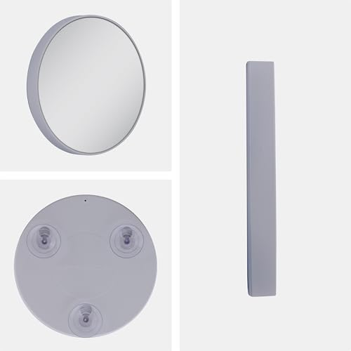 Zadro 20X Extreme Magnification Suction Cup Mirror, Gray