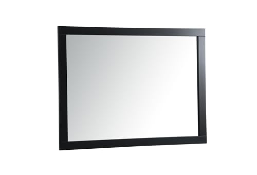 Envision, Aqua Vanity Mirror 48X36 Inch in, Modern, Black - color: Black, size: 36"L X 48"W