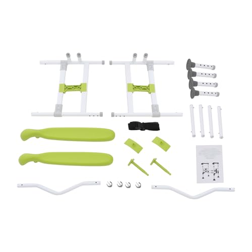 Toilet Safety Rails with Adjustable Height and Width, Stand Alone Toilet | Padded Handles, Bathroom Grab Bar for Elderly Seniors Handicap and Disabled, Freestanding Toilet Arms