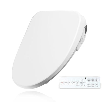 X3 Bidet Toilet Seat, Elongated Smart Toilet Seat with Air Dryer, Bidet Attachment for Toilet Warm Water with Soft Close, Electric Heated Bidet Seat with Self Cleaning Nozzel