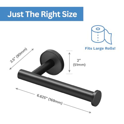 Gatco 5553MX Sky Toilet Paper Holder, Matte Black - color: Sky Matte Black