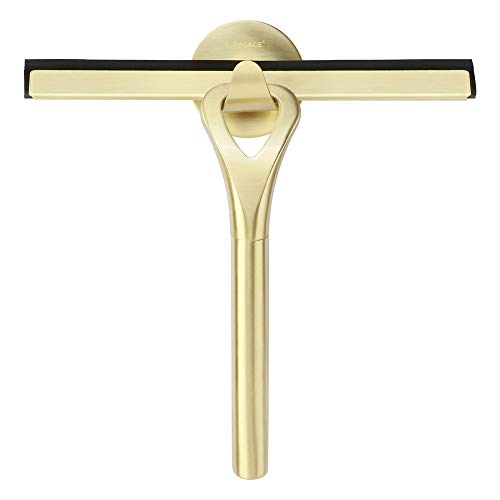 Stainless Steel Shower Squeegees All-Purpose Mirror/Window/Glass Wiper Scraper Golden Shower Squeegee