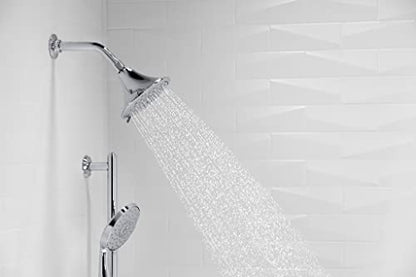 KOHLER 22169-AF Forte Multifunction Showerhead, Wall-Mount, 3 Spray Settings, 2.5 GPM, Vibrant French Gold - color: French Gold, size: 2.5 GPM