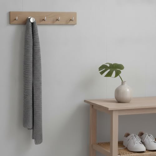 Wall Hook Stainless Steel Adhesive Mount for Bathroom Tile and Glass, Drill-Free Holder for Wet Towels and Robes (1 Piece) - size: 1.93 x 1.97 x 1.38 in