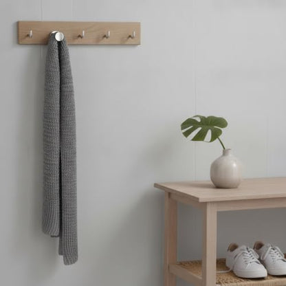 Wall Hook Stainless Steel Adhesive Mount for Bathroom Tile and Glass, Drill-Free Holder for Wet Towels and Robes (1 Piece) - size: 1.93 x 1.97 x 1.38 in