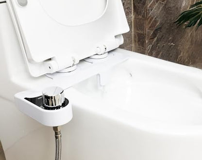Bidet Attachment for Toilet, Self Cleaning Bidet Attachment with Adjustable Cold Water Pressure, Front and Rear Wash for Women and Men, Premium Bathroom Accessory by anees