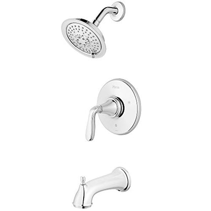 Pfister Northcott LG89-8MGC 1-Handle Tub & Shower, Trim Only, in Polished Chrome - color: Polished Chrome