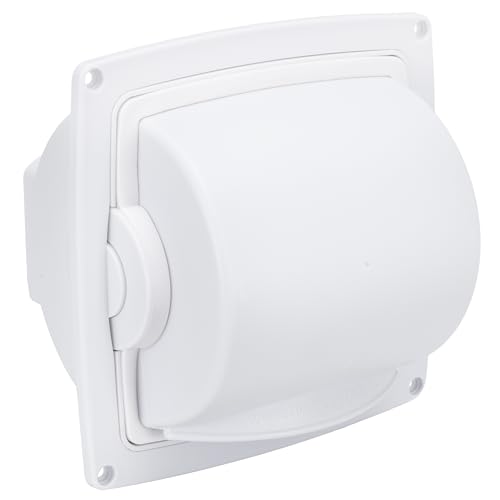 RecPro RV Toilet Paper Holder, Enclosed, Waterproof ABS