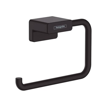 hansgrohe AddStoris Modern Towel Ring in Matte Black, 41754670 - color: Matte Black