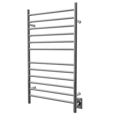 Amba RWHL-SP Radiant Large Hardwired Plug-in Combo Straight 12 Bar Towel Warmer in Polished - color: Polished
