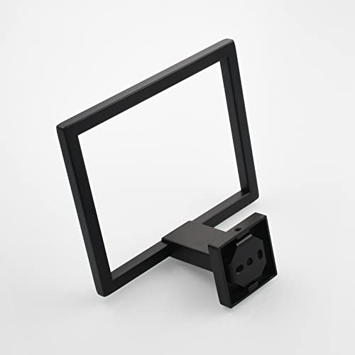 Black Hand Towel Holder Stainless Steel Square Towel Ring for Bathroom Wall Mount, SBH239B - color: Black
