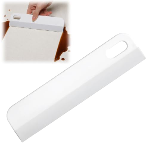 Kitchen Squeegee Mini Soft Rubber Window Scraper Small Glass Cleaning Tool for Countertop Sink Shower Door Bathroom Mirror Auto Windshield White Gray Mini Sink Squeegee