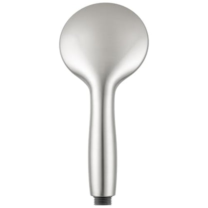 Dura Faucet DF-SA432-SN RV Handheld Shower Wand (Satin Nickel) | RV handheld shower wand with water-saving control. Fits standard RV shower hoses. Brushed Satin Nickel finish. - color: Brushed Satin Nickel, size: Shower Wand