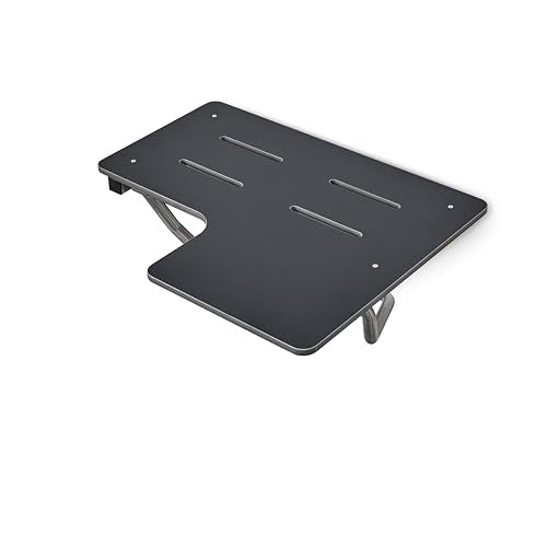 Seachrome 32" x 22.5” Black Reversible Folding Transfer Tub/Shower Seat, ADA Compliant - color: Matte Black, size: 32 x 22.5