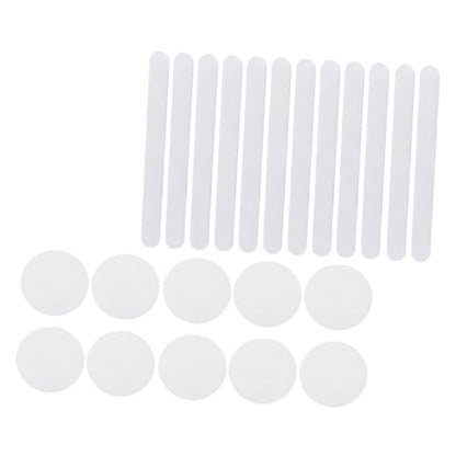 LIFKOME 22Pcs Transparent Non Skid Bathroom Stickers Self Adhesive Non Slip Decals for Bathtubs Showers and Ladders Easy Installation for Safety Smooth Surfaces