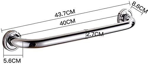 Grab Bar Bathroom Handrail Stainless Steel Tub Toilet Shower Safety Support Handle Towel Rack-One Color-40cm - size: 40cm