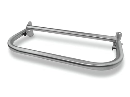 Extend-A-Hand Folding Grab Bar Extension 24" | Heavy-Duty Stainless Steel Wall-Mounted Bathroom Safety Bar for Shower, Toilet & Bathtub - color: Stainless Steel, size: 24x12 inches