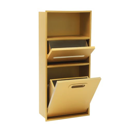 Recessed Toilet Paper Holder in Wall Tissue Toilet Roll Holder Stainless Steel recessed wall Niche Bathroom Toilet Paper Holder with Storage Cabinet for Kitchen Bedroom Hotel (26in-Gold) - color: 26in-gold