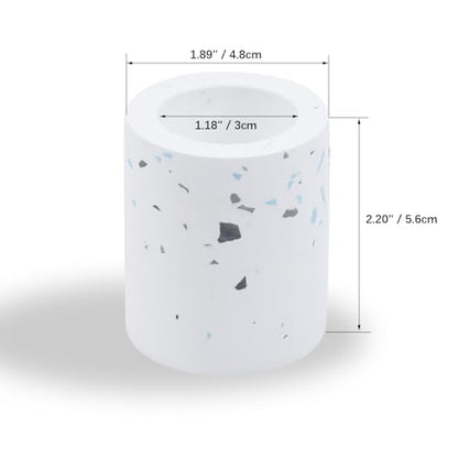 Drying Stone Toothbrush Holder, Diatomite Toothbrush Holders | Bathrooms, Quick Drying Diatomaceous Earth Bathroom Sink Organizer, Electric Brush and Toothpaste Holder Cup (Starry sky) - style: Starry sky