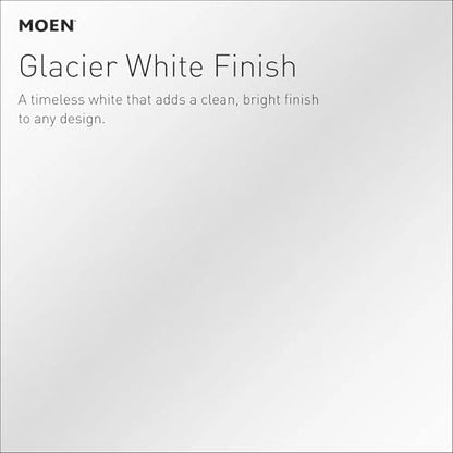 Moen R8942W Bathroom Safety 42-Inch Grab Bar with Concealed Screws, Glacier White - color: Glacier, size: 42 Inch