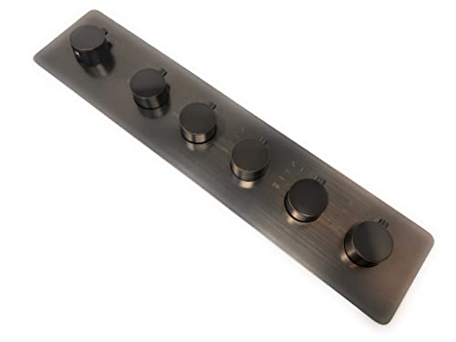 Cascada Luxurious Recessed Large LED Waterfall Rainfall Shower System (Oil Rubbed Bronze) - color: Oil Rubbed Bronze