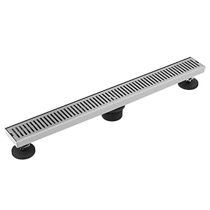 VIGO Elan 24 in. Linear Shower Drain in Chrome - VG07002CH - color: Chrome, size: 24 in.