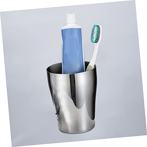 PRETYZOOM Stainless Steel Rinsing Cup Multi Function Mouth Cup for Brushing Teeth Camping Daily Use Elegant Design Easy to Clean for Any Beverage