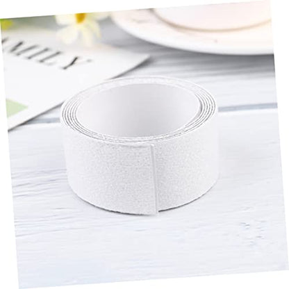 3 Rolls Slip Bathtub Stickers Transparent Self Adhesive Decals for Safe Bathing Smooth Surfaces for Tubs Shower Floors and Bathroom Safety