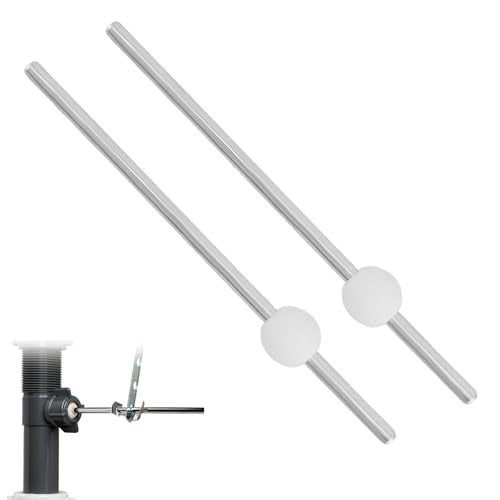 2pcs Lavatory Pop-Up Drain Center Piece Assembly for Danco & Price Pfister | Bathroom Sink Pivot Ball Rod Stopper Replacement Sink Drain Parts for Danco 34807 & Price Pfister PS2673 PS469 PSB327