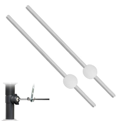 2pcs Lavatory Pop-Up Drain Center Piece Assembly for Danco & Price Pfister | Bathroom Sink Pivot Ball Rod Stopper Replacement Sink Drain Parts for Danco 34807 & Price Pfister PS2673 PS469 PSB327
