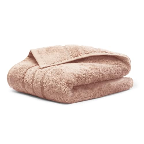 Cariloha Hand Towel - Extra-Smooth and Soft - Blush - 16" x 30" | Plush, Quick-Dry Towels, Turkish Cotton, Bamboo Viscose Blend, Highly Absorbent Bathroom Hand Towels, Odor Resistant - color: Blush