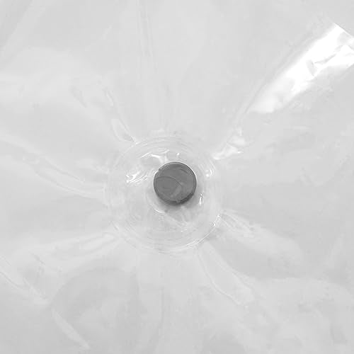 Barossa Design Clear Snap in Liner Replacement 70x54 | Premium PEVA, Waterproof, Lightweight Snap On/Off Removable Liner for No Hook Shower Curtain, Hotel/Home Use - color: Clear, size: 70"W x 54"L (Pack of 1)