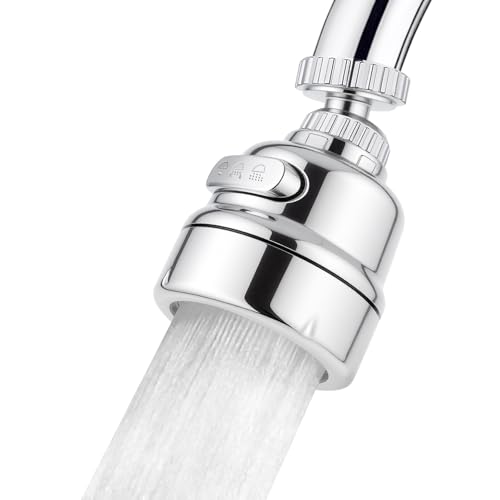 Faucet Extender 1pc Sink Aerator Rotatable Kitchen Faucet Head Replacement Pndbnq Faucet Sprayer Attachment Universal Faucet Nozzle Filter Adapter with Adjustable 3 Modes for Cold and Hot Water Output