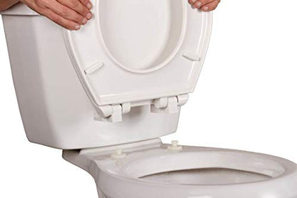 Centoco Round Toilet Seat, Lift & Clean, Slow Close, USA, Biscuit | Lift-Off, Closed Front, Cover, Plastic, Made in the USA, 3700SCLC-416 - color: Biscuit, size: Round, style: Lift and Clean and Slow Close