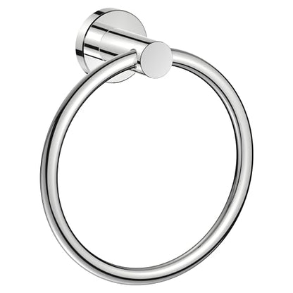 FORIOUS Towel Ring, SUS304 Stainless Steel Hand Towel Holder, Chrome | Modern Hand Towel Holder Rack Hanger Round for Bathroom Wall Mounted, Ideal for Bathroom, Kitchen, RV - color: Chrome