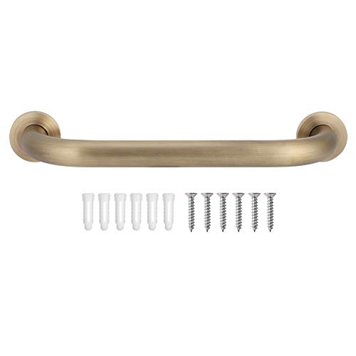Antislip Brass Bathtub Hand Bar Drilling Installation 30cm Handrail for Bathroom Non Slip Handle for Safety Use in Hotel Bedroom Kitchen and Living Room