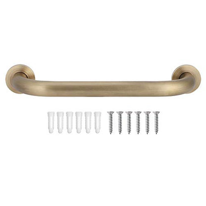 Antislip Brass Bathtub Hand Bar Drilling Installation 30cm Handrail for Bathroom Non Slip Handle for Safety Use in Hotel Bedroom Kitchen and Living Room