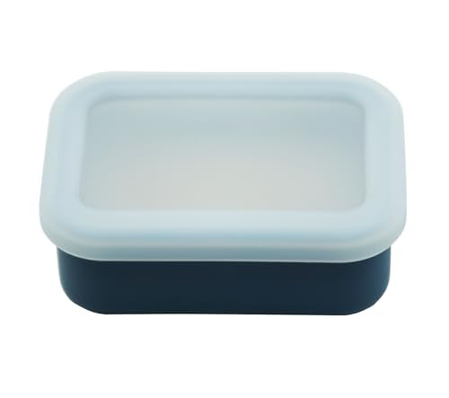 Silicone Travel Soap Case,Portable Soap Box with Draining Layer for Shower,Bathroom,Camping,Hiking,Gym (Navy Blue) - color: Navy Blue Silicone Soap Case
