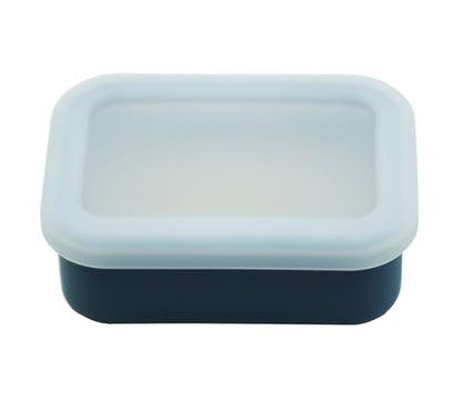 Silicone Travel Soap Case,Portable Soap Box with Draining Layer for Shower,Bathroom,Camping,Hiking,Gym (Navy Blue) - color: Navy Blue Silicone Soap Case