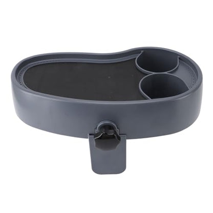 Aramox Hot Tub Tray Adjustable Plastic Serving Tray with Cup Holder 15.7 X 7.9 X 6.9 in Anti Slip Design for Drinks Books Snacks Bath Accessories in Bathtub or Pool