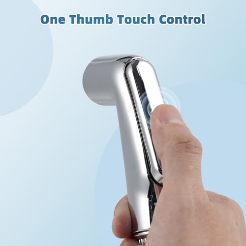 Hygie Rinse Universal Fit Kitchen Sink Spray Attachment, Silver Chrome | NSF/ANSI/CAN 372 Certified, Kitchen Sink Side Sprayer Head Compatible with Delta, Moen, Kohler and OEM Brands Spray Head - color: Chrome, style: Nozzle Head Only