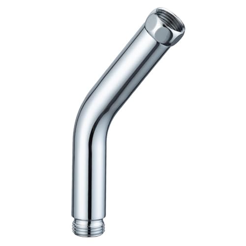 Shower Elbow Adapter for Handheld Shower Head 45 Degree Connectors Stainless Steel Construction Polished Chromes Finish - color: Long
