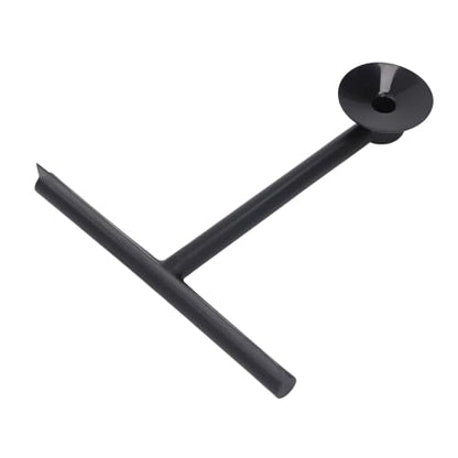 Shower Squeegee White Shower Squeegee with Suction Cup SqueegeeShower with Suction Cup Premium Soft Silicone Multi Purpose Reusable Window for Glass Bathro (Black) - color: Black