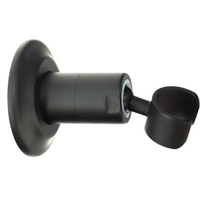 High Sierra® - Solid Metal Wall Mounted Holder for Handheld Shower Heads - Matte Black Finish - color: Matte Black
