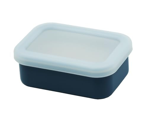 Silicone Travel Soap Case,Portable Soap Box with Draining Layer for Shower,Bathroom,Camping,Hiking,Gym (Navy Blue) - color: Navy Blue Silicone Soap Case