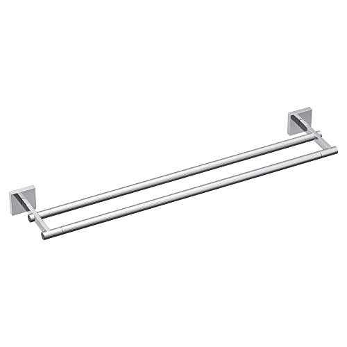 Moen BP1822CH Triva 24" Double -Towel Bar, Chrome | Wall Mounted, Dual Towel Holder - color: Chrome