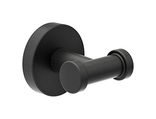 Symmons 353DRH-MB Dia Wall-Mounted Double Robe Hook in Matte Black - color: Matte Black